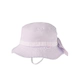 [ミキハウス] MIKIHOUSE 【ミキハウス(ベビー)】 日よけフラップ付き小花柄帽子 〈S-M(44-48cm)〉 42-9104-787 ラベンダー S(44-46cm)