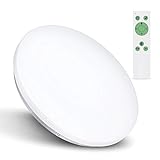 シーリングライト 24W 【薄型 木目調】 LEDシーリングライト リモコン付き 12段階調光 ~6畳 30分/60分タイマー設定 RA≥8