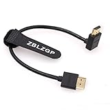 ZBLZGP 8K Ultra HD HDMI 2.1ケーブル Sony A7IV F55 Canon Blackmagic Pocket Cinema Camera Monitor TV PS4 PS5 ATOMOS Ninja V Portkeys 用