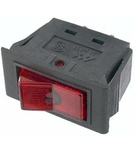 Amazon | 照光式波動スイッチ 橙 | ロッカスイッチ | 産業・研究