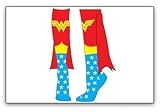 Wonder Woman Juniors Knee High Cape Socks