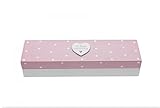 Baby Girls - My Birth Certificate Pink - Pink Wooden Box by Leonardo