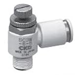 CKD スピードコントローラ 幅×高さ:30.4×38.4mm （SC3W-6-4）