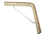 ハイロジック 木の棚受2型 無塗装 290×290mm WSM-29