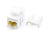 On-Q/Legrand WP3476WH100 Contractor Quick Connect Cat6 RJ45 T568-A/B Keystone Connector (Pack of 100