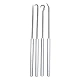 Ullman Pick and Hook Set, Steel, 6-5/16in.L, 4 pcs