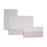 Cambrass Cot Flat Sheet (100 x 165 cm, Keito Pink by Cambrass