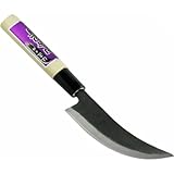 伝匠 黒打白菜切包丁 曲刃青鋼 鎬柄 135mm