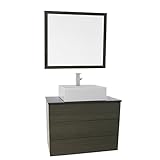 Iotti tn1055時間容器シンク浴室洗面化粧台壁マウントミラー付き含ま 32" Iotti TN1069 1