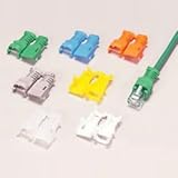 エスケイ工機 RJ-45 プラグブーツ 後付けタイプ 青 100個入り BT-8FRアオ