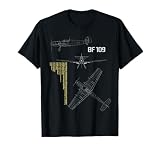 BF109 ドイツ第二次世界大戦 戦闘機 Tシャツ
