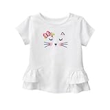 ジンボリー GYMBOREE/ キティフェイスティ ホワイト トップス半袖Tシャツ 0～3ヶ月【並行輸入】
