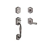 Baldwin SCWESXFEDRTAR152 Reserve Single Cylinder Handleset Westcliff x Federal with Traditional Arch
