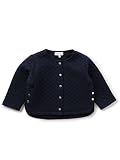 (ユナイテッドアローズ グリーンレーベル リラクシング) UNITED ARROWS green label relaxing 【ベビー】キルトジャカード ラメボーダー カーディガン 38531991