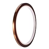 uxcell ポリイミド高温テープ 耐熱昇華ポリプロピレンテープ 高温テープ 回路基板 保護 250C-300C 全長30m テープ幅4mm