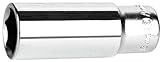 AMPRO T335319 3/8-Inch Drive by 19mm 6 Point Deep Socket [並行輸入品]