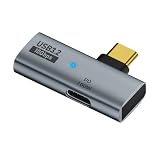 CY アダプター 10Gbps USB-C Type-C to USB 3.0 メス OTG & 100W PD 電源 ノートパソコン、タブレット、携帯電話