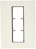 Legrand Adorne awp3gwh4 3-gang壁プレート、光沢ホワイト| 4パック
