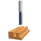 Bosch 85224M 5/16-Inch Diameter 1-Inch Cut 1/4-Inch Shank Carbide Tipped Double Flute Straight Route