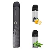 ECOCCO 電子タバコ 互換用dr.vape model2セットドクターベイプ2 本体 爆煙 ドクターベイプ2バッテリー スターターキット大容量450mAh 互換セット ミントメンソール クラシックスモーク フレーバーカートリッジ 2個付き (こくしょく)