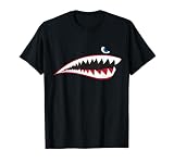WW2 ノーズアート第二次世界大戦退役機シャークノーズアート Tシャツ