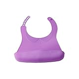 WSB253 Baby Bib Soft (Purple) by Sillymann