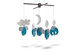 Marmelada Dreaming Elephants Mobile Blue Nursery Baby Room Bedtime Night D?cor by Marmelada