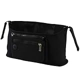 Enjoygojp ベビーカーバッグ ベビーカー用バッグ ベビーカー ドリンク ホルダー ポケット オーガナイザー ベビーカー用 収納ケース 多機能 小物入れ 収納力抜群 持ち運び 便利グッズ