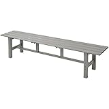 山善 ガーデンマスター アルミ縁台 幅180cm ABT-180(GY)