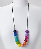 SOLEIL TEETHING NECKLACE - RAINBOW by GUMEEZ