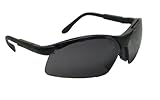 SAS Safety 541-0001 Sidewinder Eyewear with Polybag, Shade Lens/Black Frame by SAS Safety