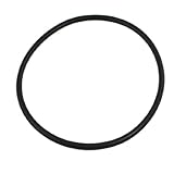 uxcell　5個入り　ブラック　145mm x 5.7mm　外径　ゴムオイルシール　Oリングガスケット