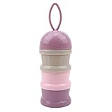 BEE&BLUE ミルクボックス 赤ちゃん ベビー フード収納ボックス ミルクパウダーボックス 3層 非流出 離乳食保存 粉ミルク スナック 携帯ケース 保存容器