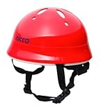 nicco ベビー　ヘルメット （シグナルレッド）　限定オリジナルカラー　頭囲46～49㎝　ハードシェル　日本製