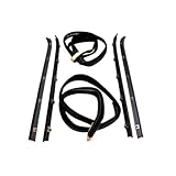 Fairchild自動車kg2033ガラス実行チャネルキット(内側&外側ベルトWeatherstripキット、完了、ドライバ側助手席側)