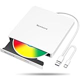 【2024革新型・高速USB3.0対応】 CD DVDドライブ 外付け 静音 DVDプレーヤー 外付けDVDドライブ USB3.0＆Type-C両接続 読取/書込可 CDプレーヤー バスパワー駆動 外付けCDドライブ 軽量 薄型 光学ドライブ 外付け CDドライブ Mac PC パソコン Windows11対応 Windows10/8/7XP 外付け CD DVD ドライブ (黒)