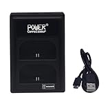 [Power-connoisseur] LP-E6互換急速充電器USBチャージャーLP-E6持ち運びが容易Canon LP-E6 カメラ バッテリー 互換チャージャー