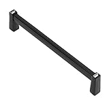 Wisdomストーン4121128b-c Long Island Pull Long Island 5で。ブラッククリアクリスタル付きキャビネット引き出し、128 mm ( 5in C to C）、ブ