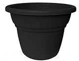 Bloem 7inミラノプランターブラックMP67500、24パック