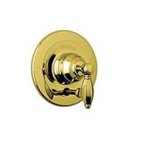 Rohl A2400XMIB Country Bath Collection Pressure Balance Trim With Diverter Cross Handle, Inca [並行輸入品