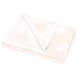 Barefoot Dreams ベアフットドリームス コージーチック ドリーム レシービング ブランケット Dream Receiving Blanket 531 ピンク/ホワイトハート [並行輸入品