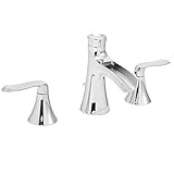 Speakman sb-1221 Caspianクローム滝Widespread浴室蛇口 – 2ハンドルバスルームシンク蛇口withポップアップドレイン 1.2 GPM SB-1221-E 1
