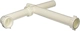 Keeney 119WK 1-1/2-Inch Telescopic Slip Joint End Outlet Continuous Waste Drain, White [並行輸入品]