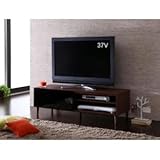 ローボード（テレビ台/テレビボード） 【NOLDO】ダークブラウン レトロモダン収納シリーズ【NOLDO】ノルド W120ローボード（テレビ台/テレビボード） 【代引不可】