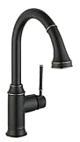 Hansgrohe 04215921 1.5 GPM Talis C高円弧低フローキッチン蛇口、Rubbed Bronze