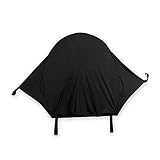 OUNONA ベビーカー 日よけカバー サンシェード UVカット ブラック 赤ちゃん 熱中症対策 ポッケト付き