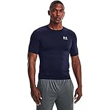 [アンダーアーマー] トレーニングベースレイヤー UAヒートギアアーマー ショートスリーブ シャツ メンズ Midnight Navy/White XL