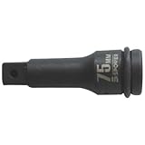 パオック インパクトレンチ用エクステンションバー 1/2 本体長さ75mm IMEB-75