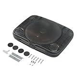 ノーブランド品 ForPSONE交換シェル透明色ゲームコンソールシェルハウジングシェルForPSONEレトロビデオゲームコンソールシェルに適してゲームコンソールアクセサリー透明ブラック