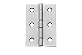 Nationalハードウェアn211 – 015 V1802ヒンジ、サテンニッケル、2 " x 1 – 3 / 8 "